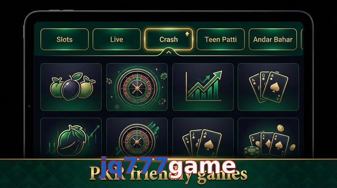 Game list for Jq777game games section