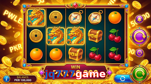 Main screen of Jq777game pg page for PK players